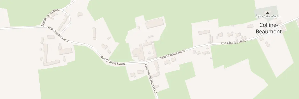 Plan du 870 Rue Charles Héno à Colline-Beaumont