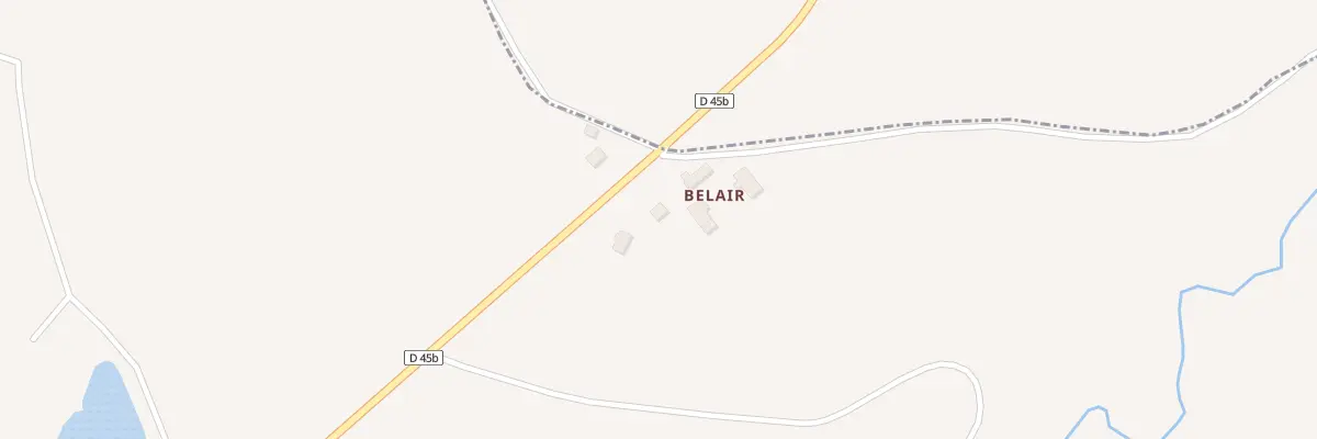 Plan du 4 Belair à Maillet