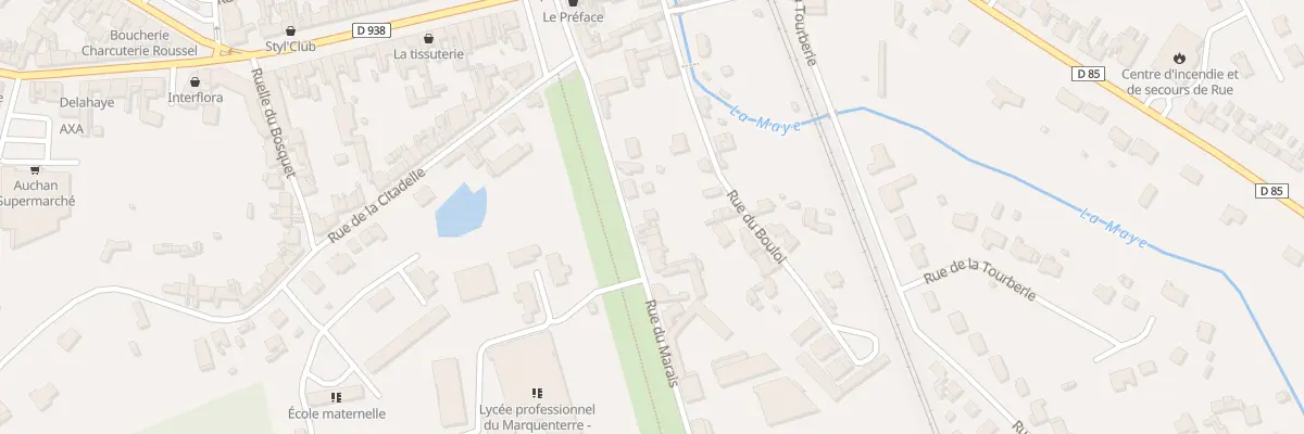 Plan du 9 Rue du Marais à Rue