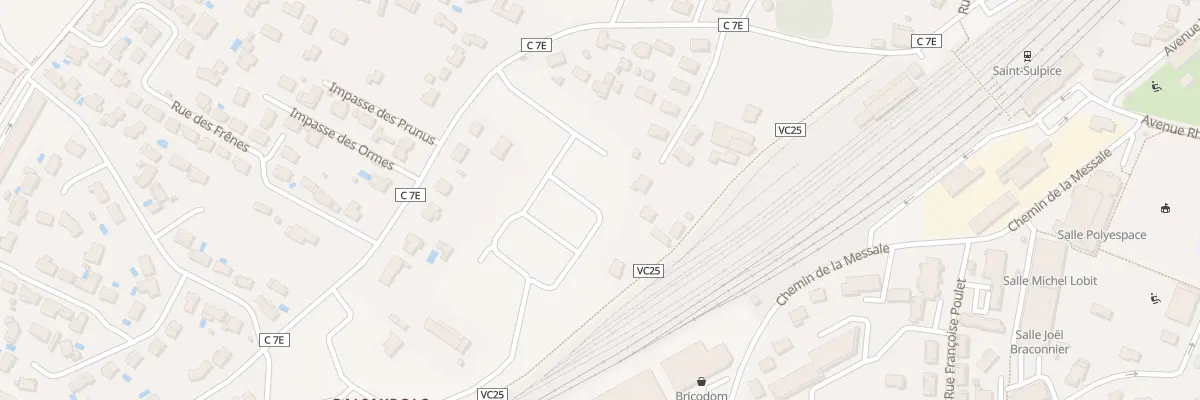 Plan du 9 All Blanche Le Thessier à Saint-Sulpice-la-Pointe