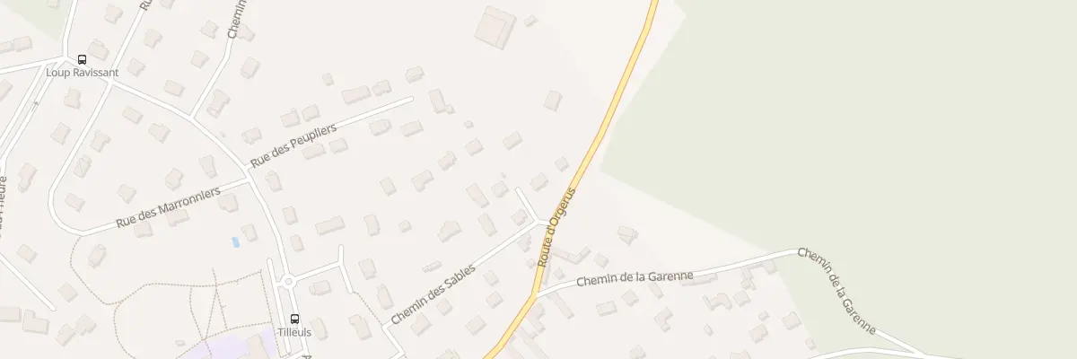 Plan du 11 Rte d’Orgerus à Bazainville