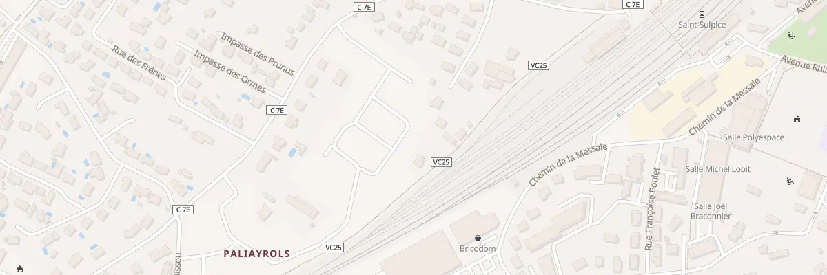 Plan du 1 All de la Rotonde à Saint-Sulpice-la-Pointe