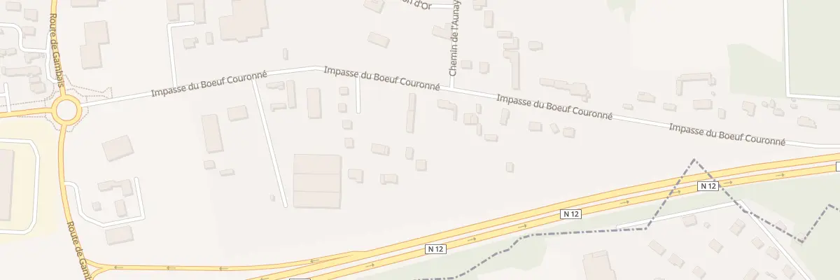 Plan du 23B Imp du Boeuf Couronné à Bazainville