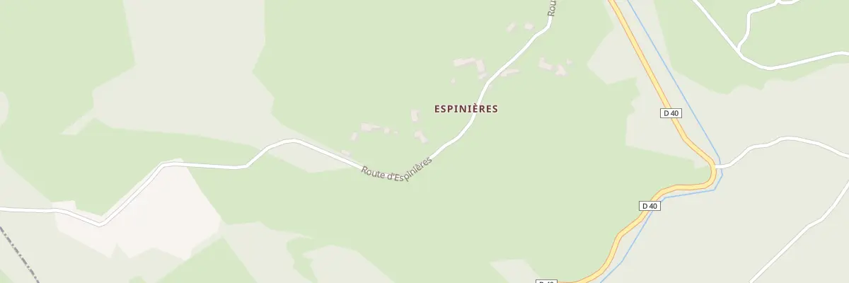 Plan du 370 Rte d’Espinières à Orniac