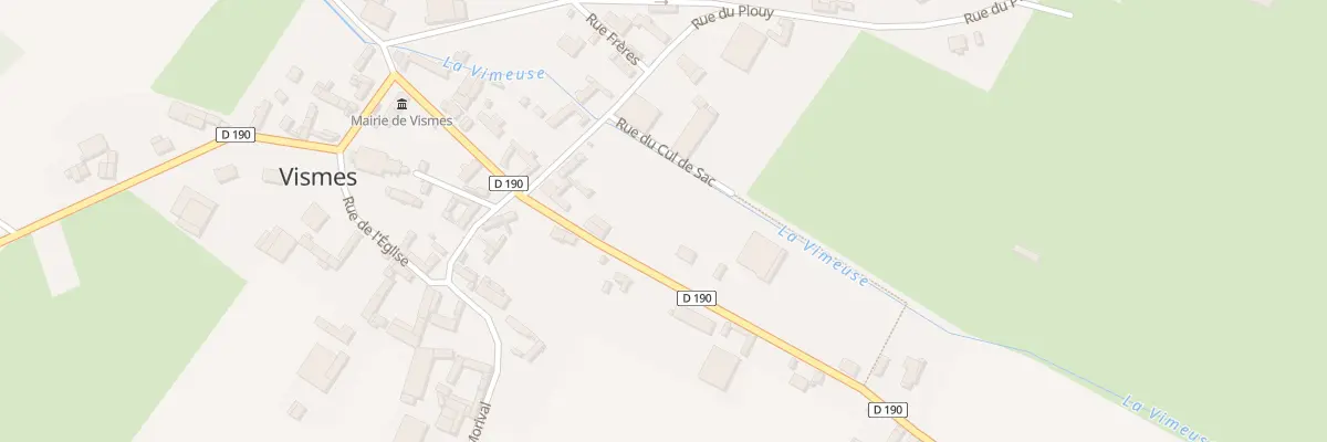 Plan du 14 Rue du Moulin à Vismes