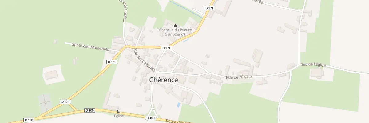 Plan du 2 Rue A Moineaux à Chérence