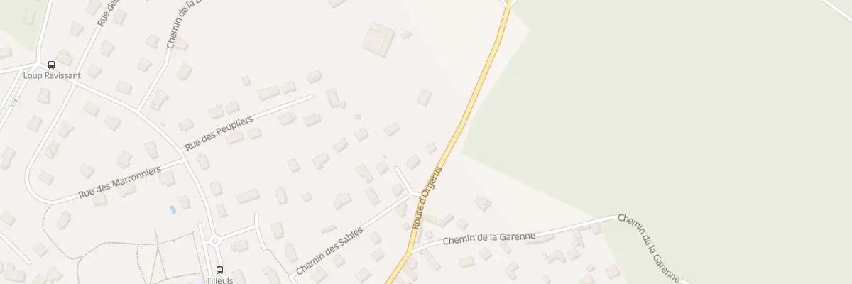 Plan du 13 Rte d’Orgerus à Bazainville