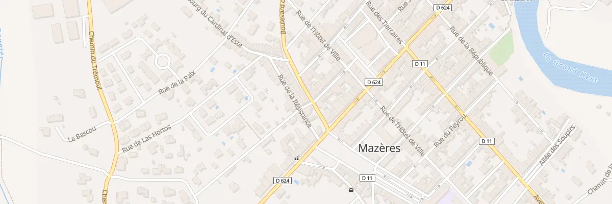 Plan du 634 Bd des Tourelles à Mazères