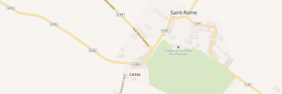 Plan du 5 L’Eglise à Saint-Rome
