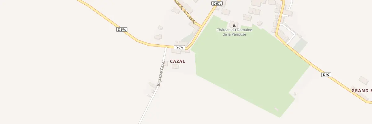 Plan du 25 Cazal à Saint-Rome