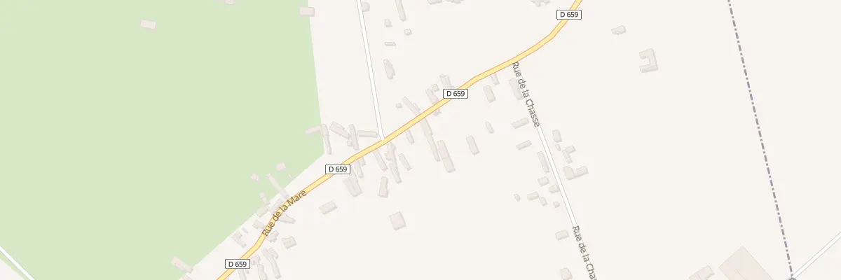Plan du 59 La Rouge Mare-sud à Martagny