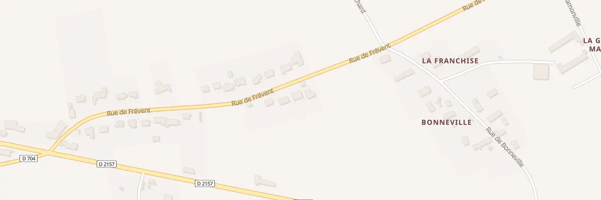 Plan du 424 Rue de Frévent à Coulmiers