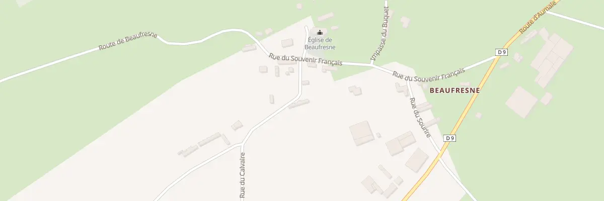Plan du 425 Rue du Calvaire à Haudricourt