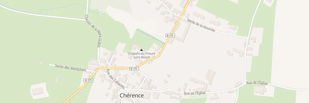 Plan du 3 Rue de la Coursoupe à Chérence