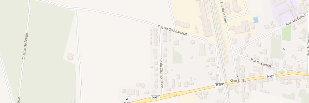 Plan du 15 Rue du Champ Belon à Orgères-en-Beauce
