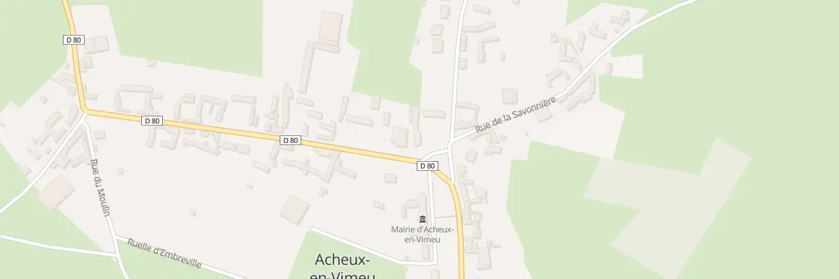 Plan du 3 Pl Place de la Mairie à Acheux-en-Vimeu