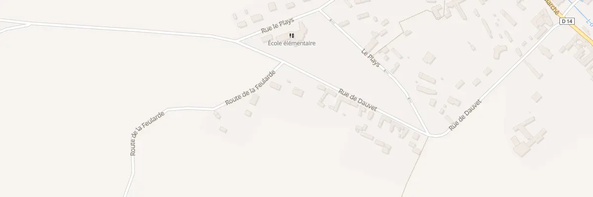 Plan du 29 Rue de Dauvet à Mainneville