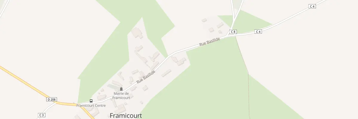 Plan du 14 Rue Basilide à Framicourt