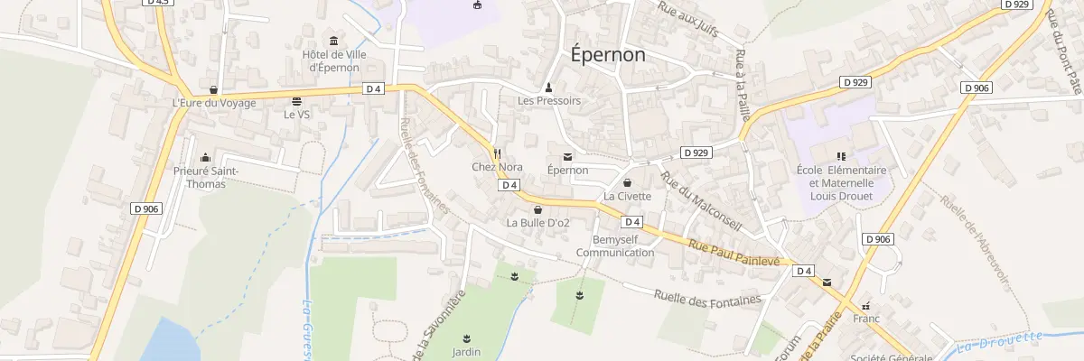Plan du 8 Rue Bourgeoise à Épernon
