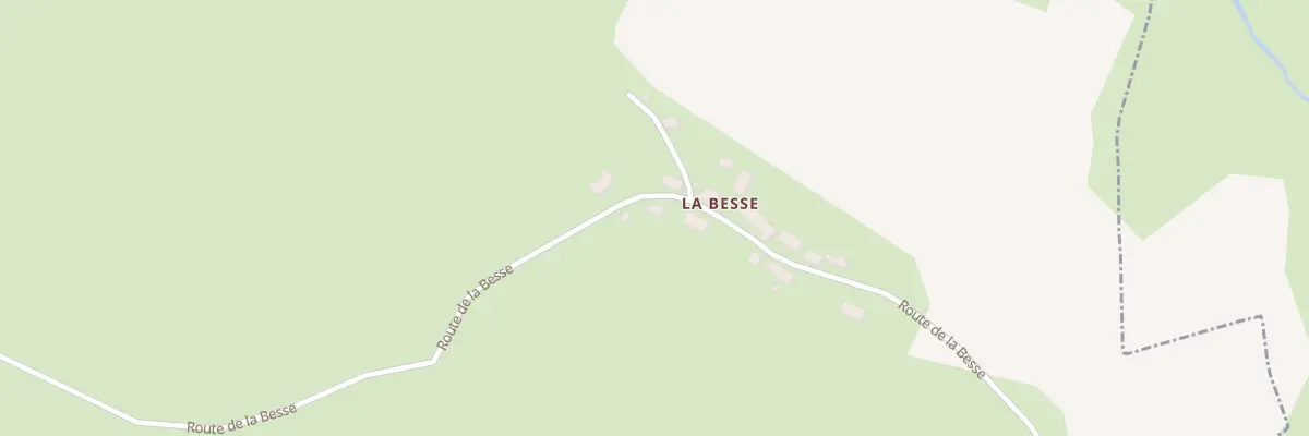 Plan du 5053 La Besse à Saint-Jal