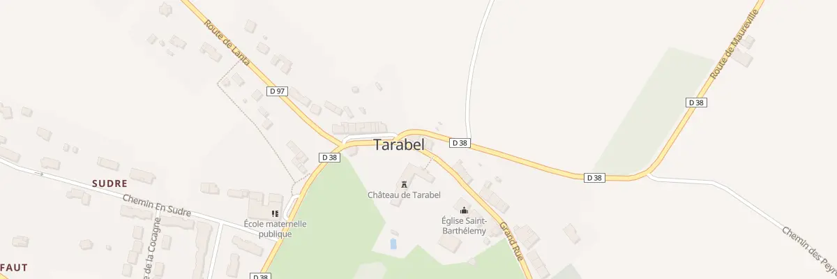 Plan du 9000 Le Village Est à Tarabel