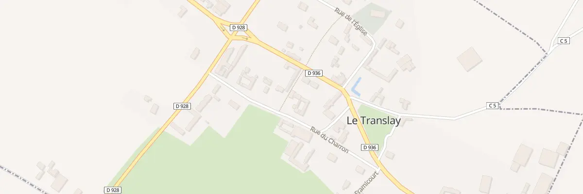 Plan du 11 Rue du Charron au Translay