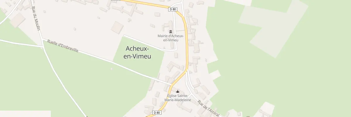 Plan du 4 Pl Place de la Mairie à Acheux-en-Vimeu