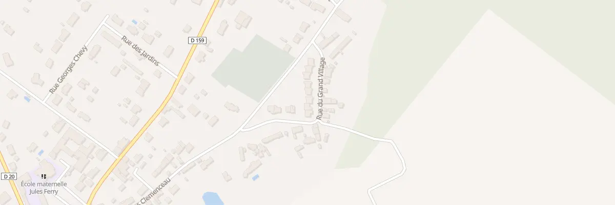 Plan du 160 Rue du Grand Village à Pruniers-en-Sologne