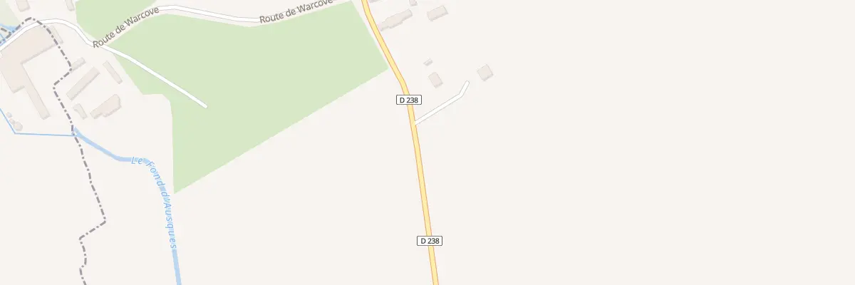 Plan du 309 Rte de Warcove à Audembert