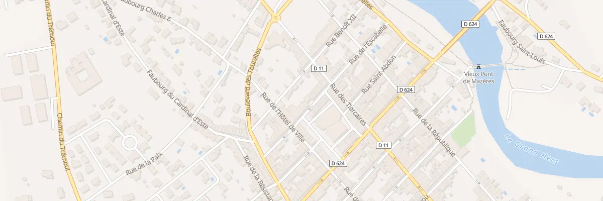 Plan du 32 Rue de l’Escabelle à Mazères