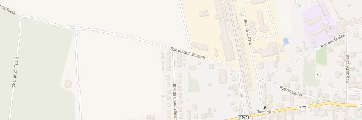 Plan du 22 Rue du Champ Belon à Orgères-en-Beauce
