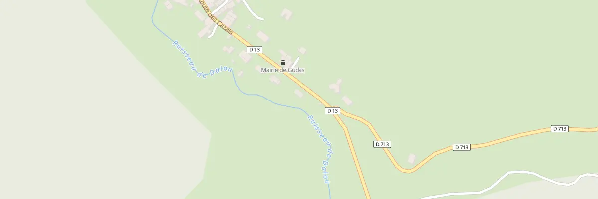 Plan du 50 Jous Le Bezal à Gudas