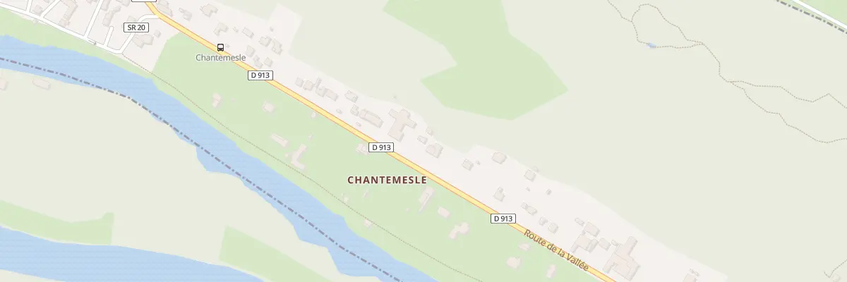 Plan du 58 Rte de la Vallée à Haute-Isle