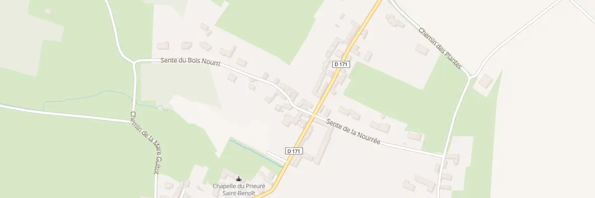 Plan du 4 Sen du Bois Nourri à Chérence
