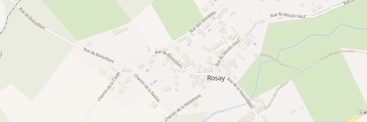 Plan du 10 Rue de Boinvilliers à Rosay