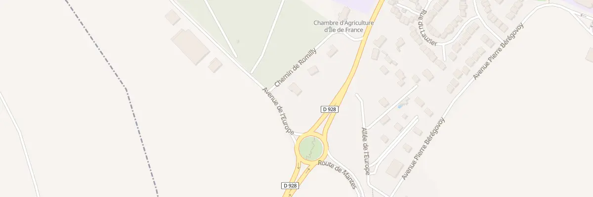 Plan du 5 Che de Romilly à Magnanville
