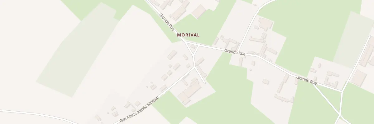 Plan du 5 Gr Gde Rue Morival à Vismes