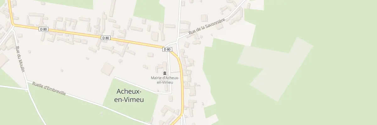 Plan du 11 Pl Place de la Mairie à Acheux-en-Vimeu