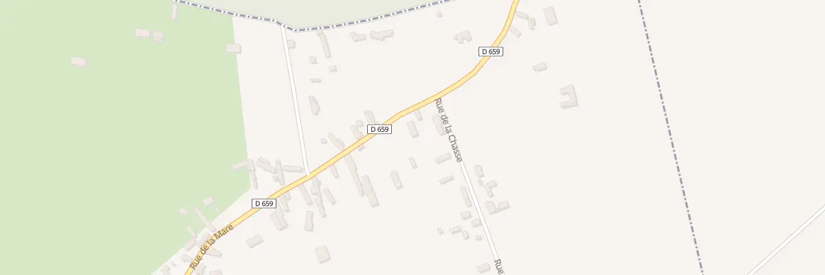 Plan du 40 Rue de la Mare à Martagny