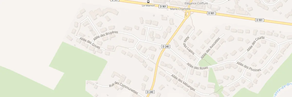 Plan du 3 All des Hirondelles à Hesdin-l’Abbé