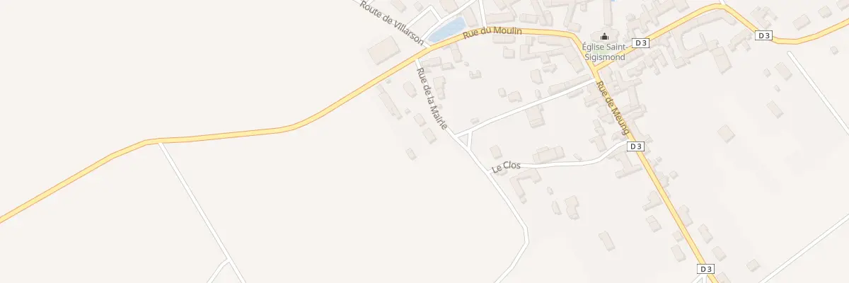 Plan du 6 Rue de la Mairie à Saint-Sigismond