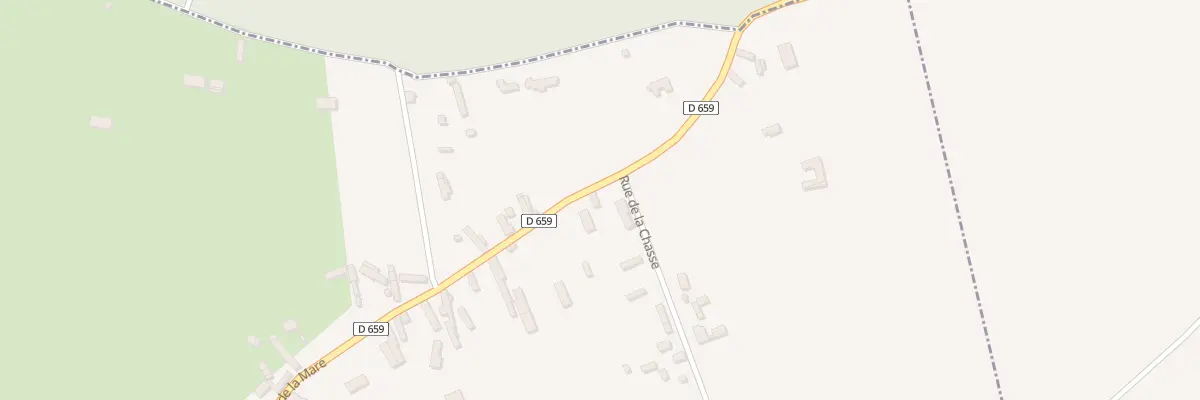 Plan du 57 La Rouge Mare-sud à Martagny