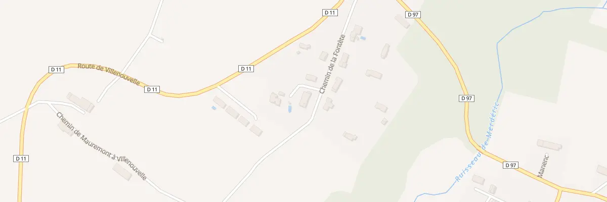 Plan du 8 Che de la Fontète à Mauremont