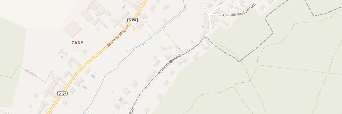 Plan du 60 Rte de Boulard à Raizeux