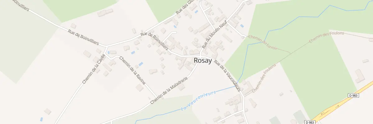 Plan du 3 Rue de Boinvilliers à Rosay