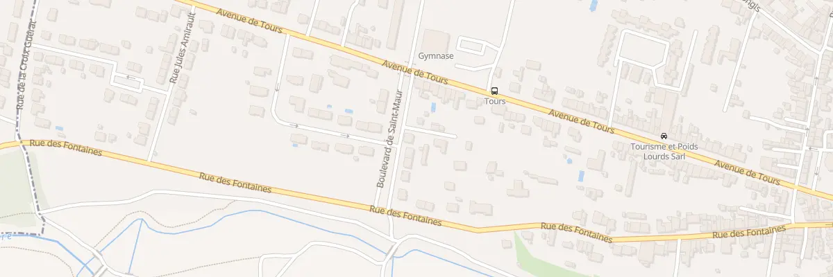 Plan du 10 Bd de Saint-Maur à Châteauroux