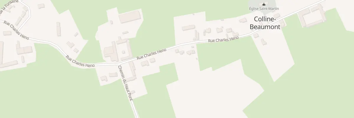 Plan du 725 Rue Charles Héno à Colline-Beaumont