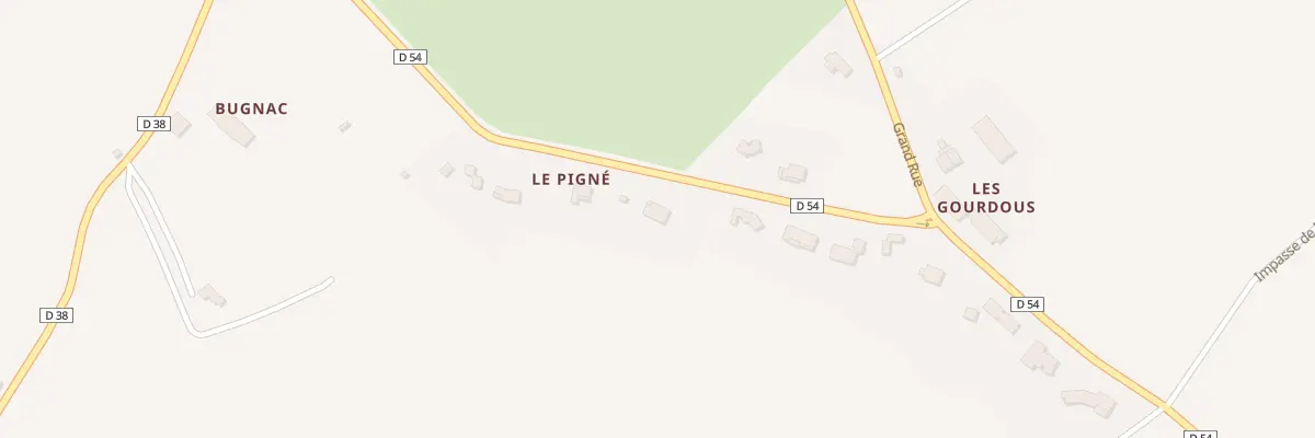 Plan du 9004 Bugnac à Tarabel
