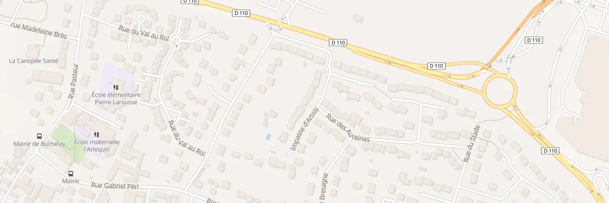 Plan du 19 Rue des Aureines à Buchelay