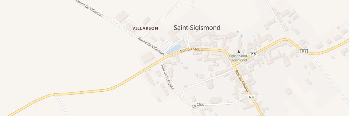 Plan du 11 Rue du Moulin à Saint-Sigismond